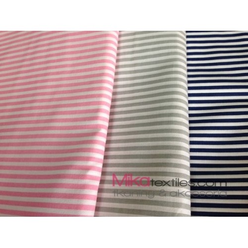 Tkanina bawełniana w kolorowe paski – 3 kolory do wyboru